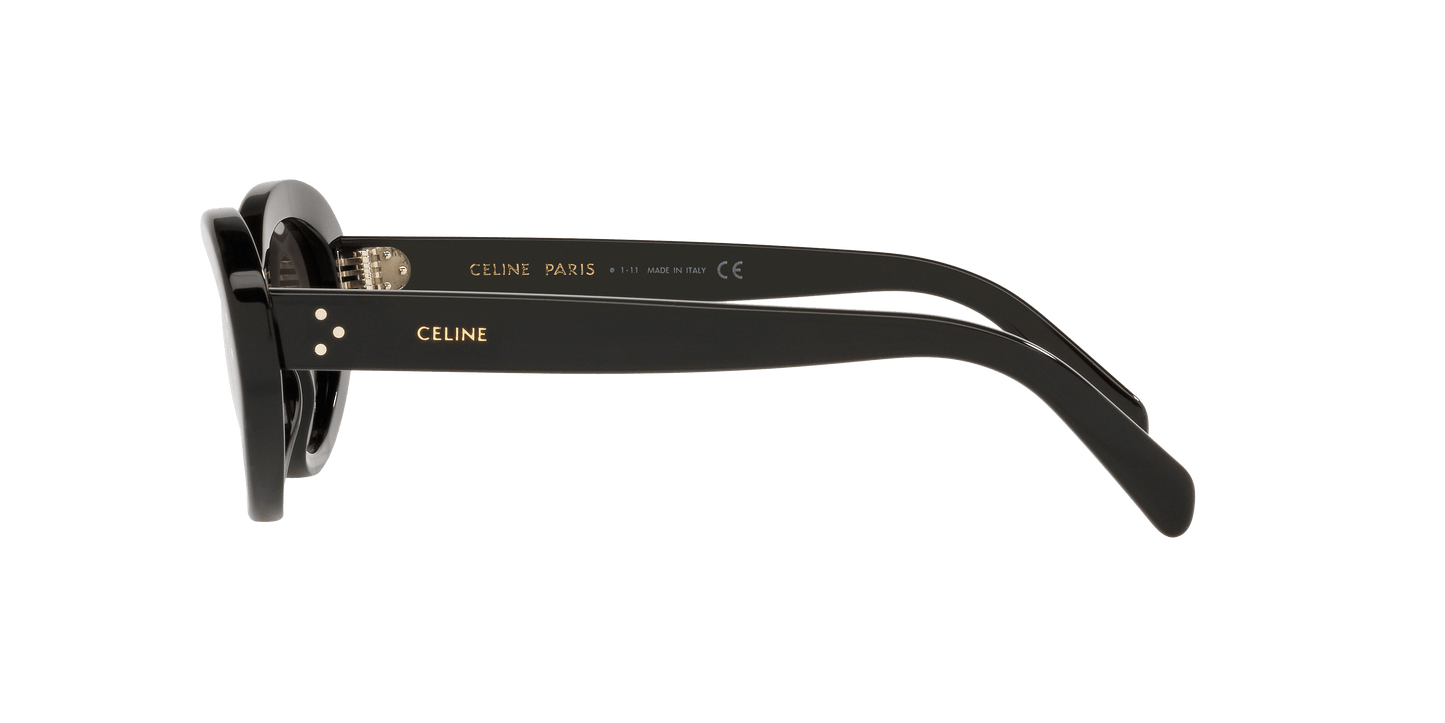 משקפי שמש של סלין שחור מבריק-אפור | CELINE CL40193I Black Shiny-Grey