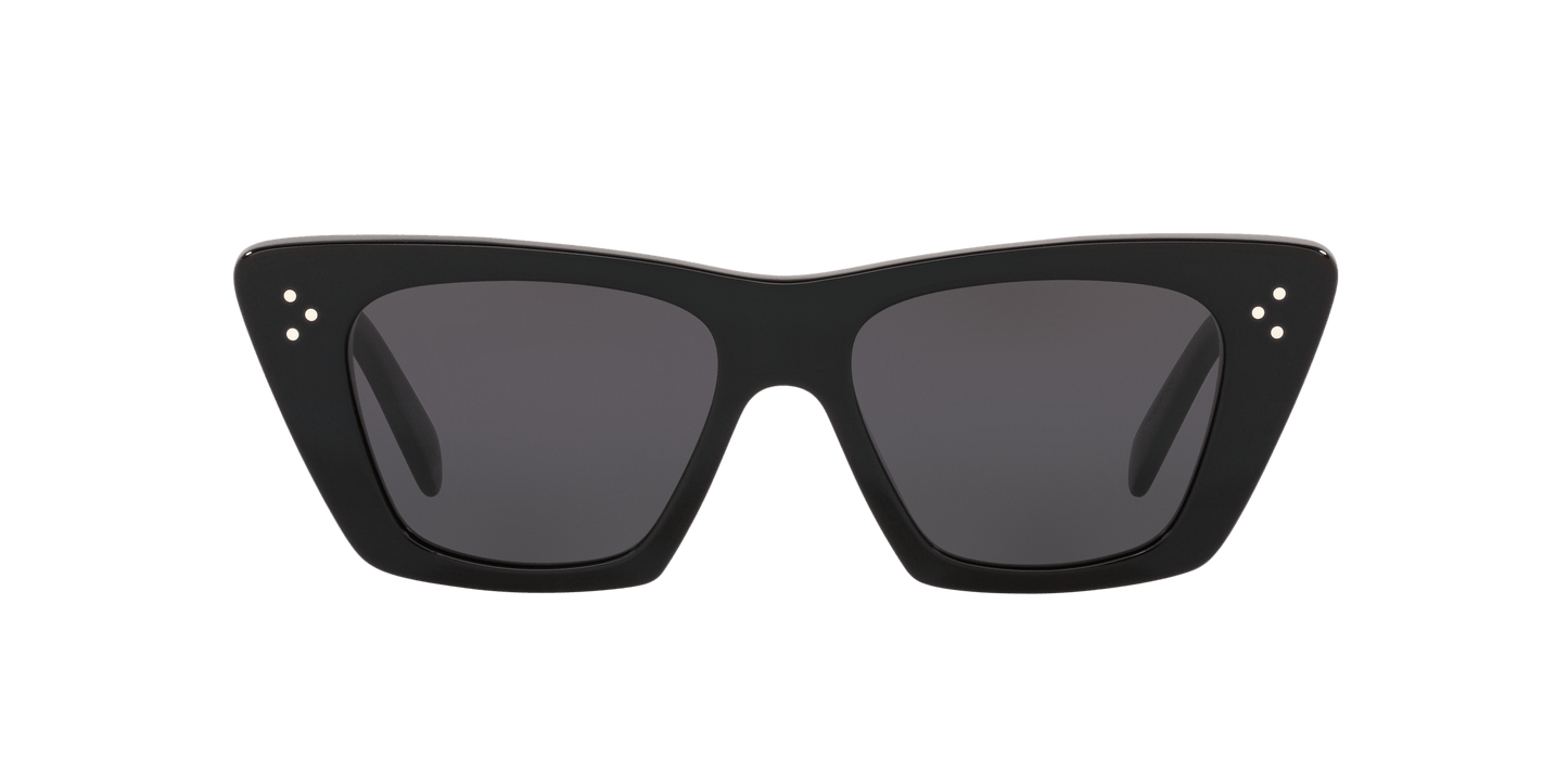 משקפי שמש של סלין שחור מבריק-אפור | CELINE CL40187I Black Shiny-Grey