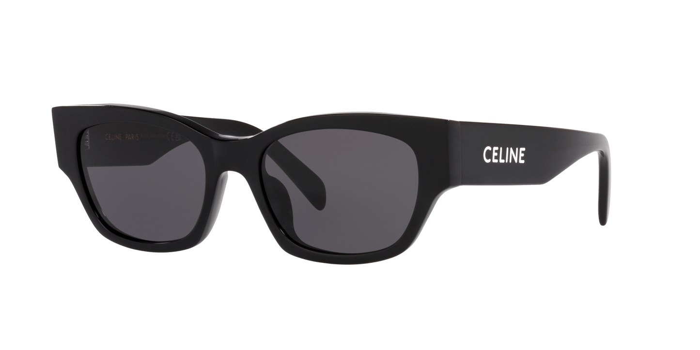 משקפי שמש של סלין שחור מבריק-שחור | CELINE CL40197U Black Shiny-Black