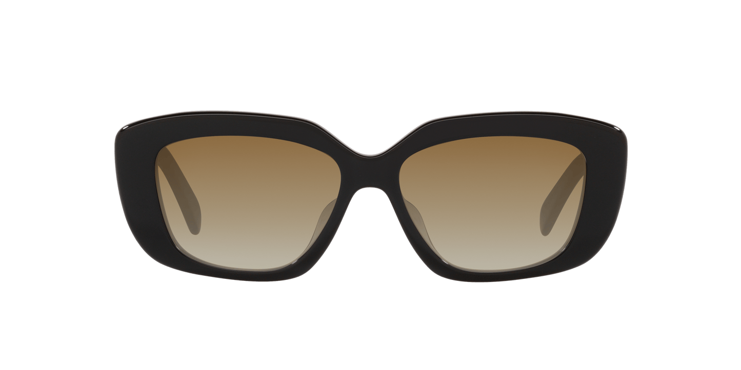Celine Sunglasses Black Shiny-Brown Grad | CELINE CL40216U Black Shiny-Brown Grad
