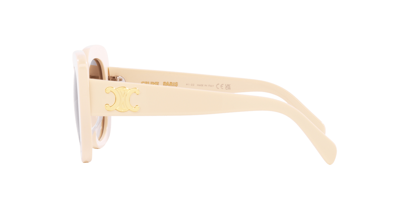 Celine Sunglasses Ivory-Brown | CELINE CL40226U Ivory-Brown