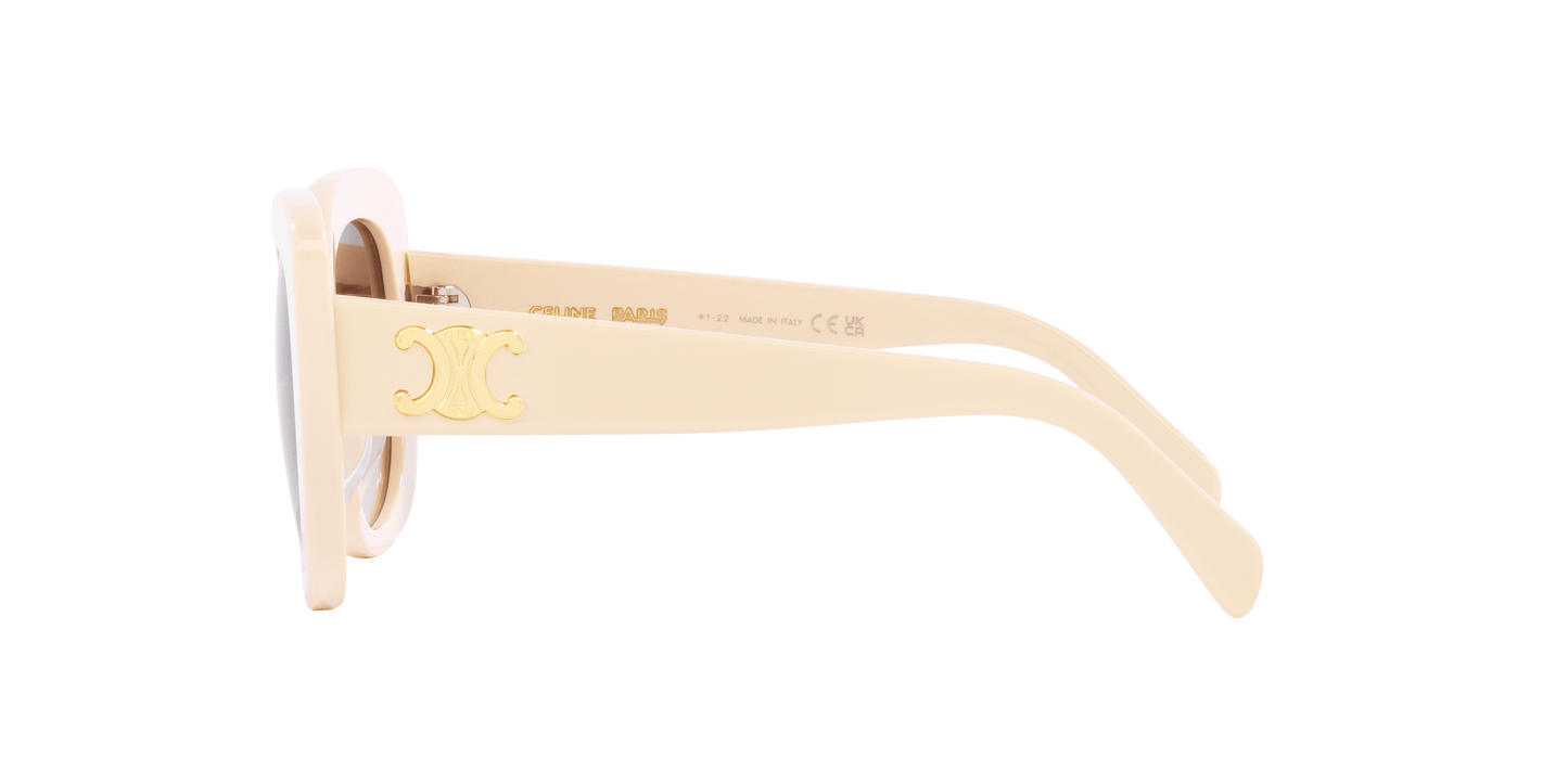 Celine Sunglasses Ivory-Brown | CELINE CL40226U Ivory-Brown