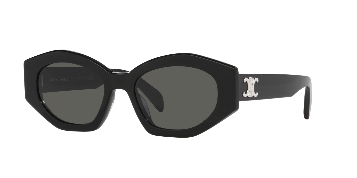 Celine Sunglasses Black Shiny-Blue | CELINE CL40238U Black Shiny-Blue