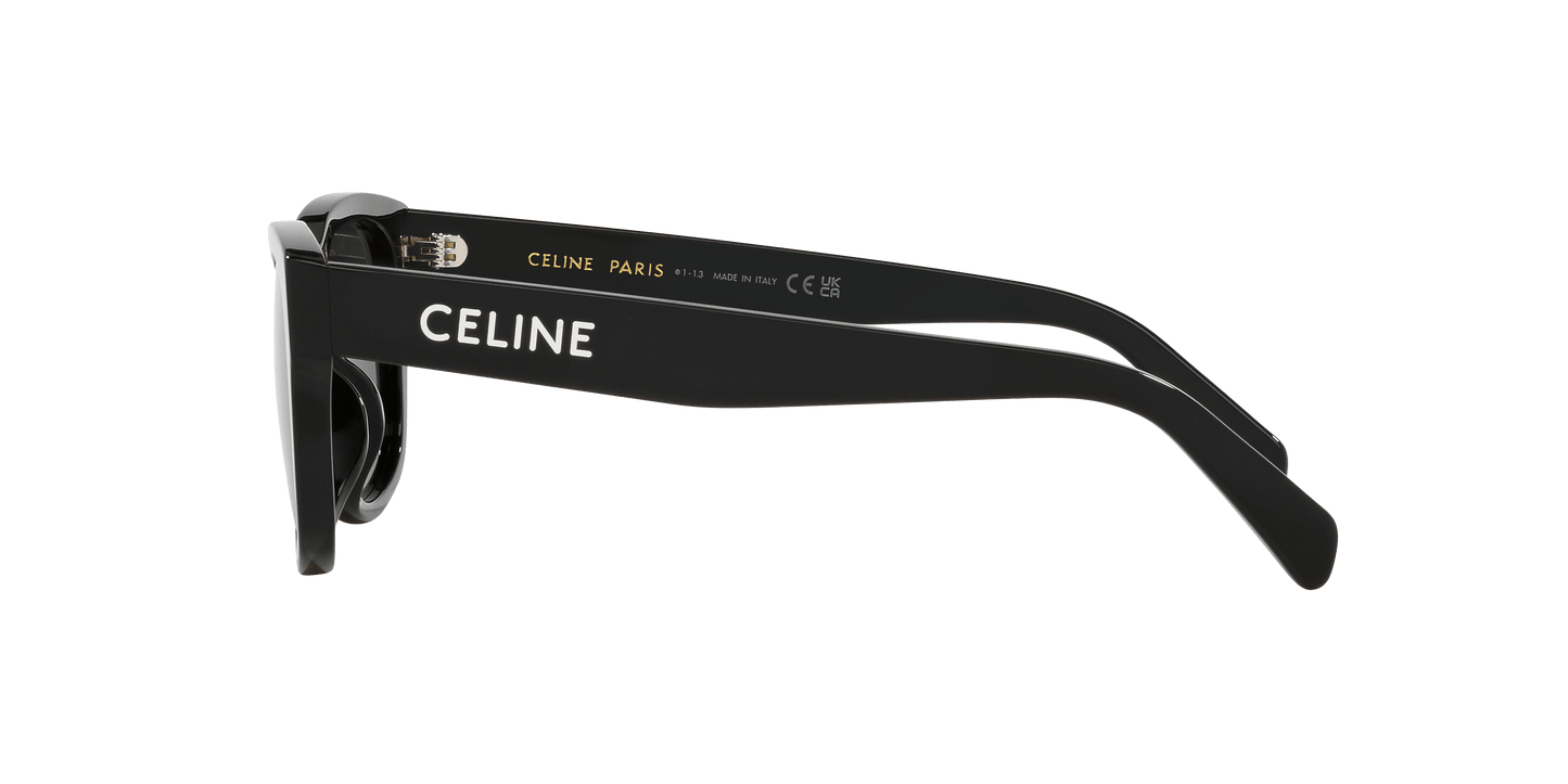 Celine Sunglasses Black Shiny-Blue | CELINE CL40249U Black Shiny-Blue