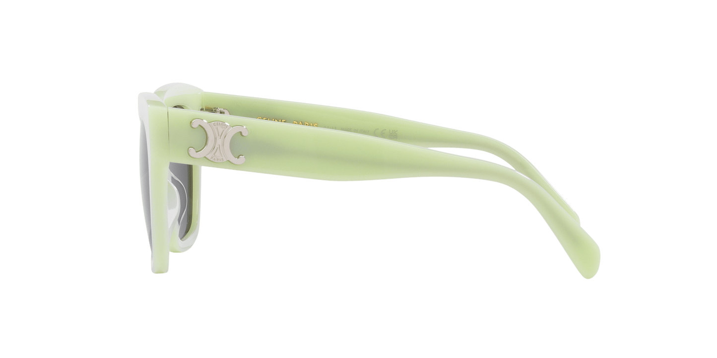 Celine Triomphe Green-Grey Sunglasses | CELINE Triomphe Green-Grey