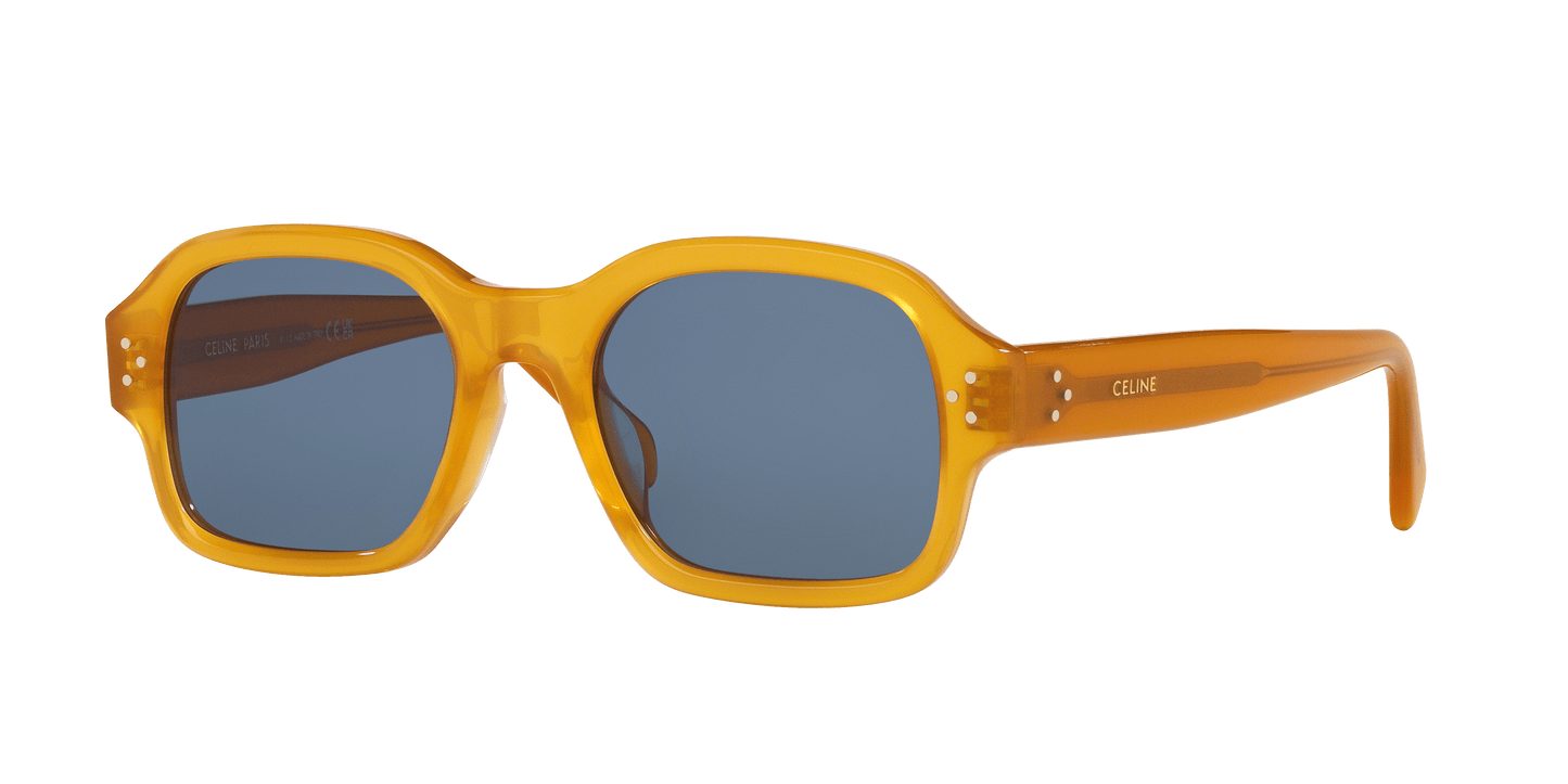 משקפי שמש של סלין חום-כחול | CELINE Bold 3 Dots CL40266U Brown-Blue