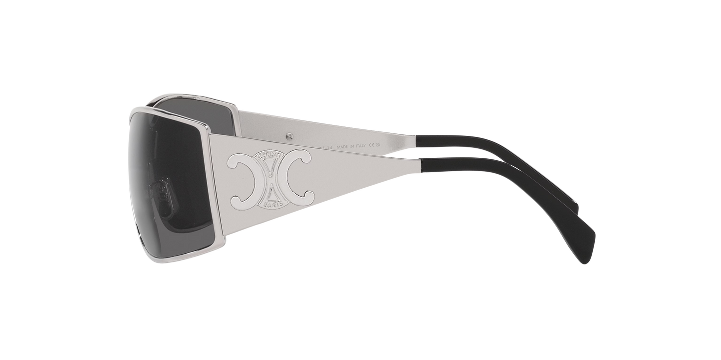 Celine Grey-Grey Sunglasses | CELINE Maxi Metal Triomphe Cl40283U Grey-Grey