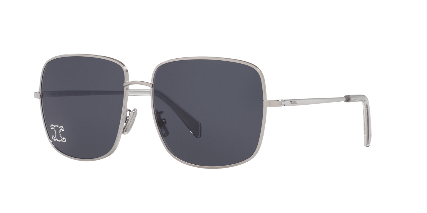 Celine Sunglasses Grey Blue | CELINE Rhinestone Triomphe Cl40284U Grey-Blue