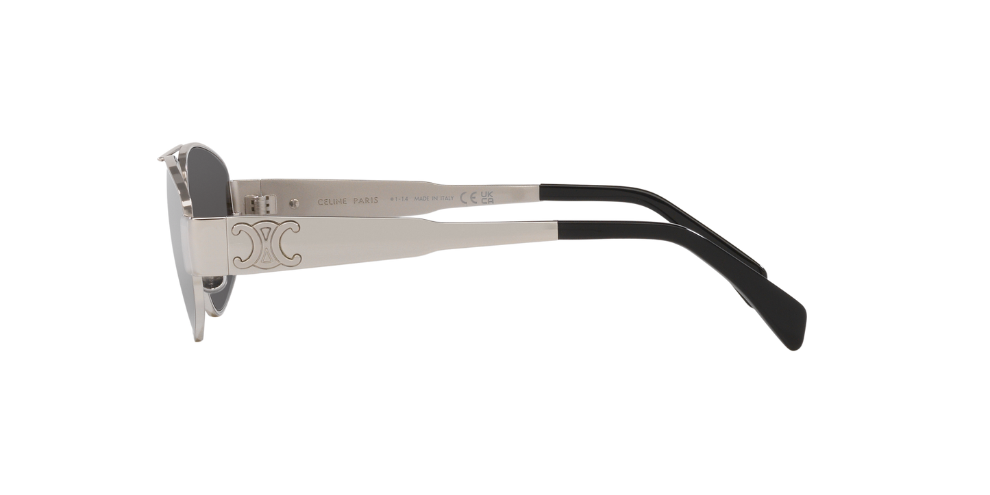 Celine Sunglasses Grey-Grey | CELINE Metal Triomphe Cl40281U Grey-Grey