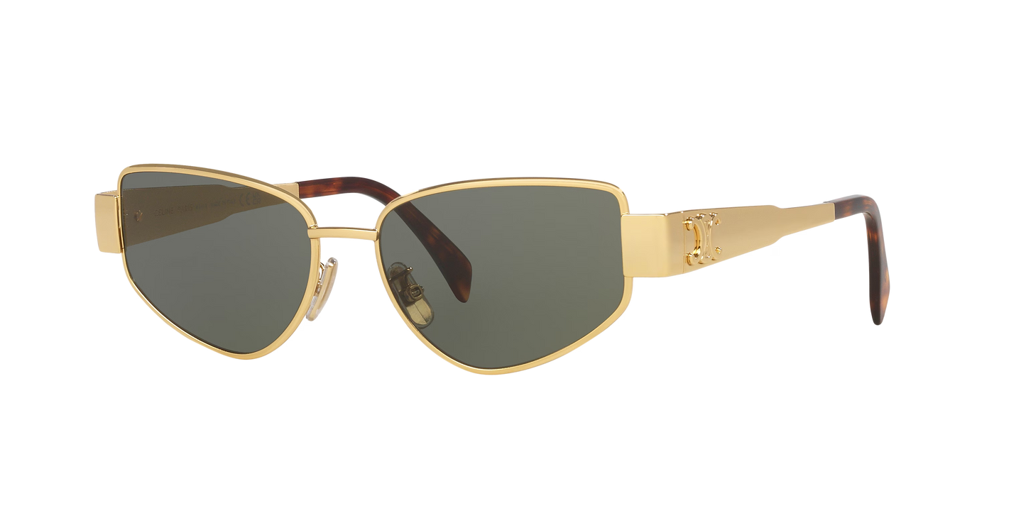 סלין משקפי שמש זהב-ירוק | CELINE CL40293U Gold-Green