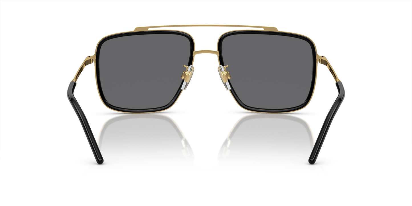 Dolce & Gabbana Sunglasses Gold/Black-Grey/Black | Dolce&Gabbana DG2220 Gold/Black-Grey/Black