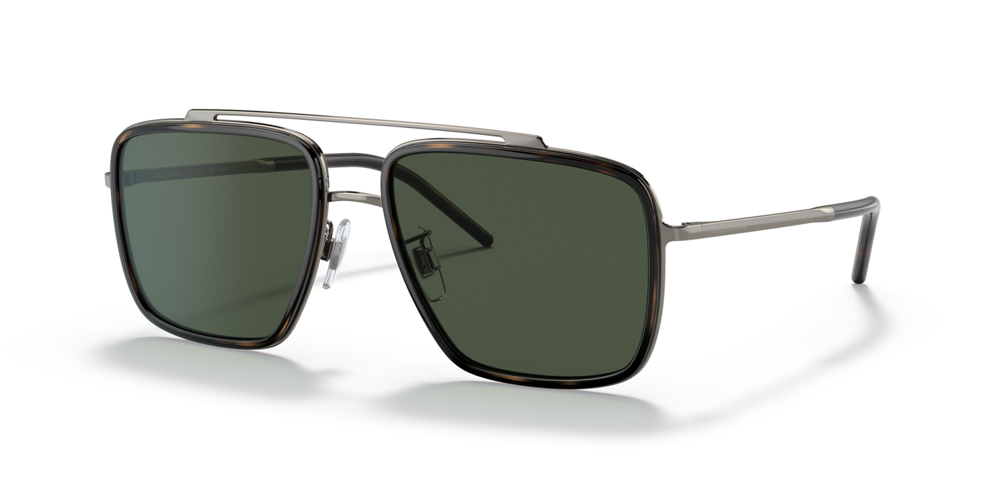 Dolce & Gabbana Sunglasses Bronze/Havana-Polarized Green | Dolce&Gabbana DG2220 Bronze/Havana-Polarized Green