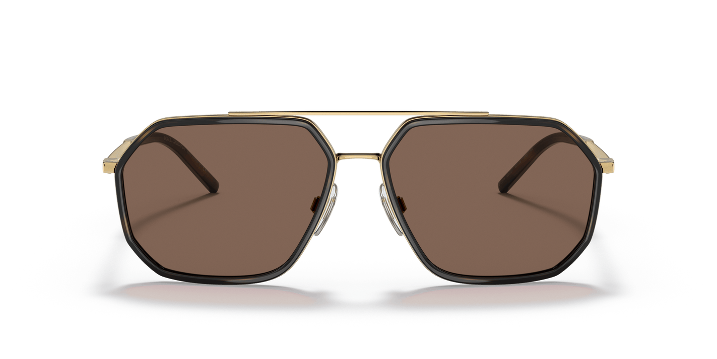 Dolce & Gabbana Sunglasses Gold/Havana-Dark Brown | Dolce&Gabbana DG2285 Gold/Havana-Dark Brown