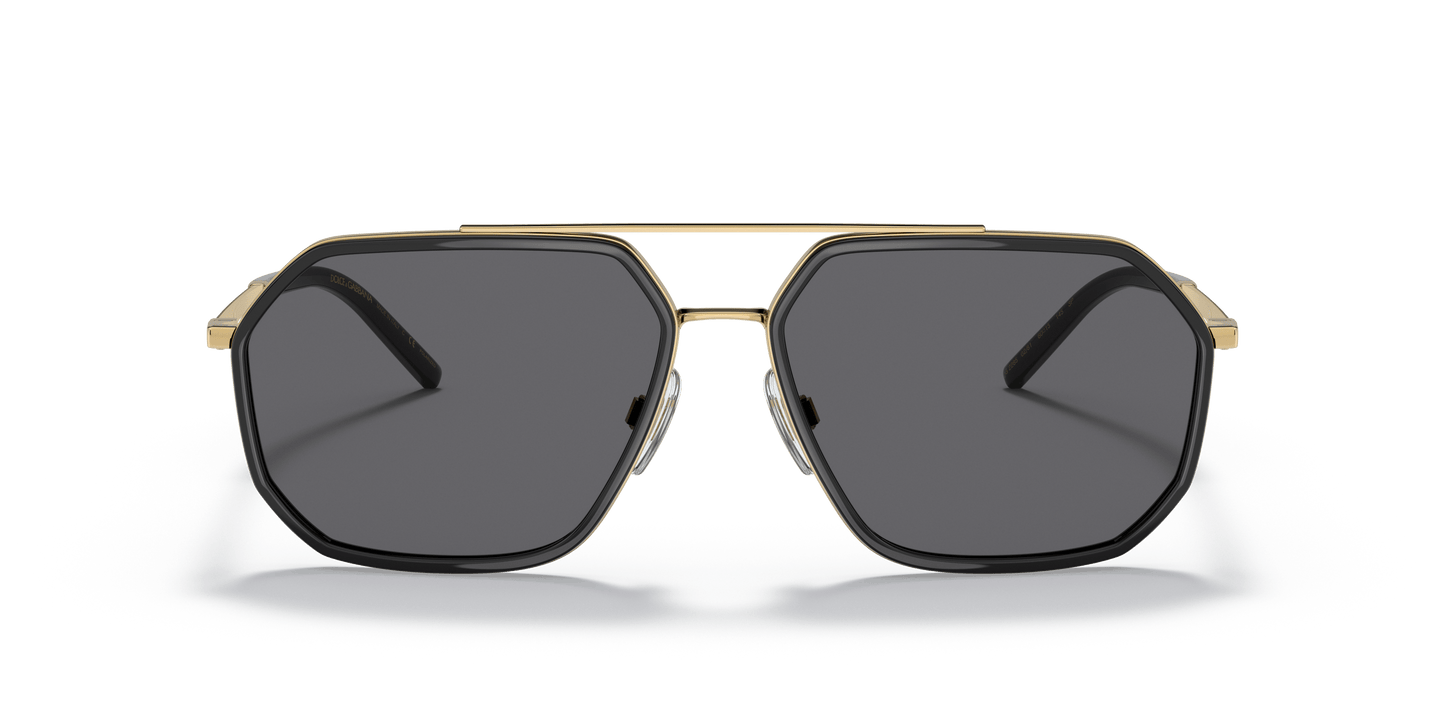 Dolce & Gabbana Sunglasses Gold/Black-Polar Grey | Dolce&Gabbana DG2285 Gold/Black-Polar Grey