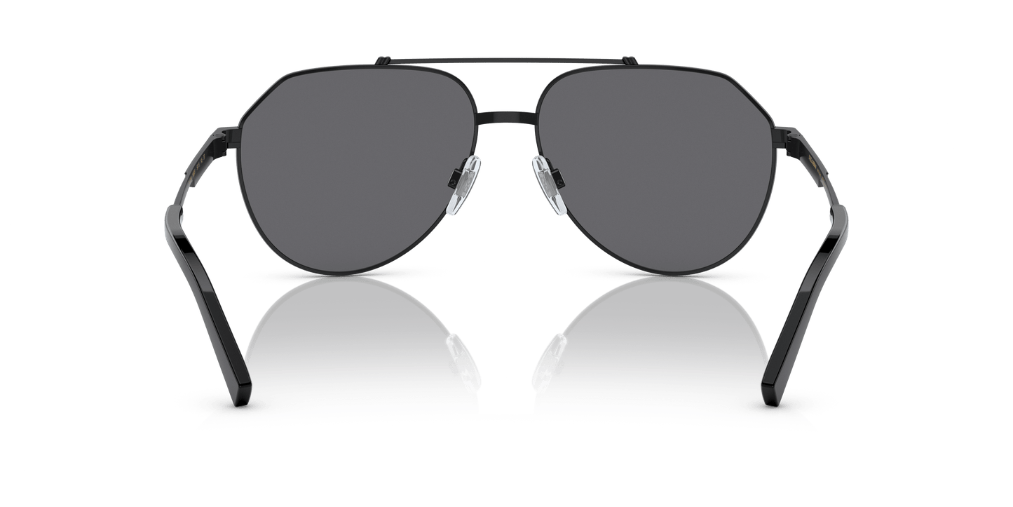 Dolce & Gabbana DG2288 Matte Black-Grey Polar Sunglasses