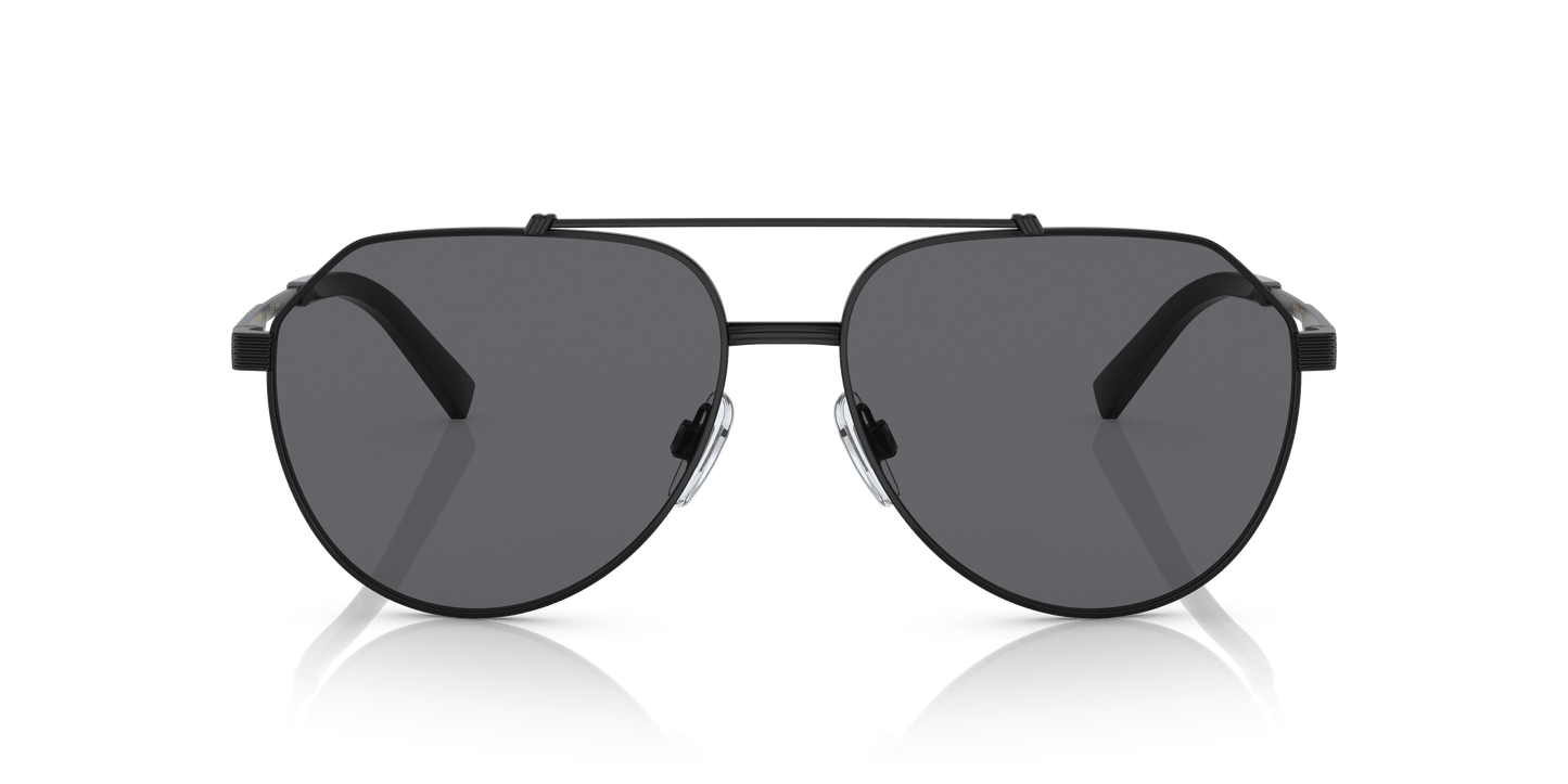 Dolce & Gabbana DG2288 Matte Black-Grey Polar Sunglasses