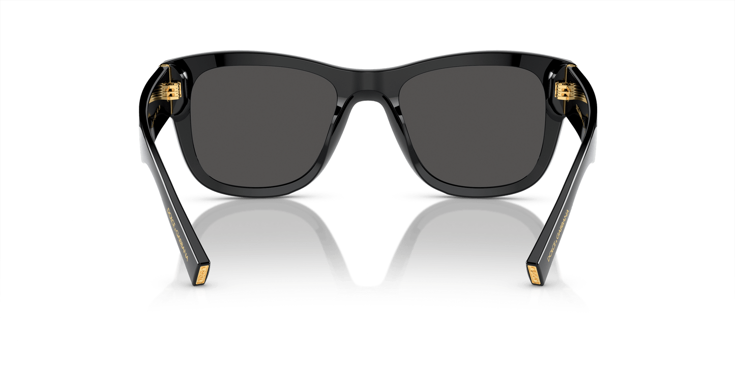משקפי שמש דולצ'ה וגבאנה שחור-אפור כהה | Dolce&Gabbana DG4338 Black-Dark Grey