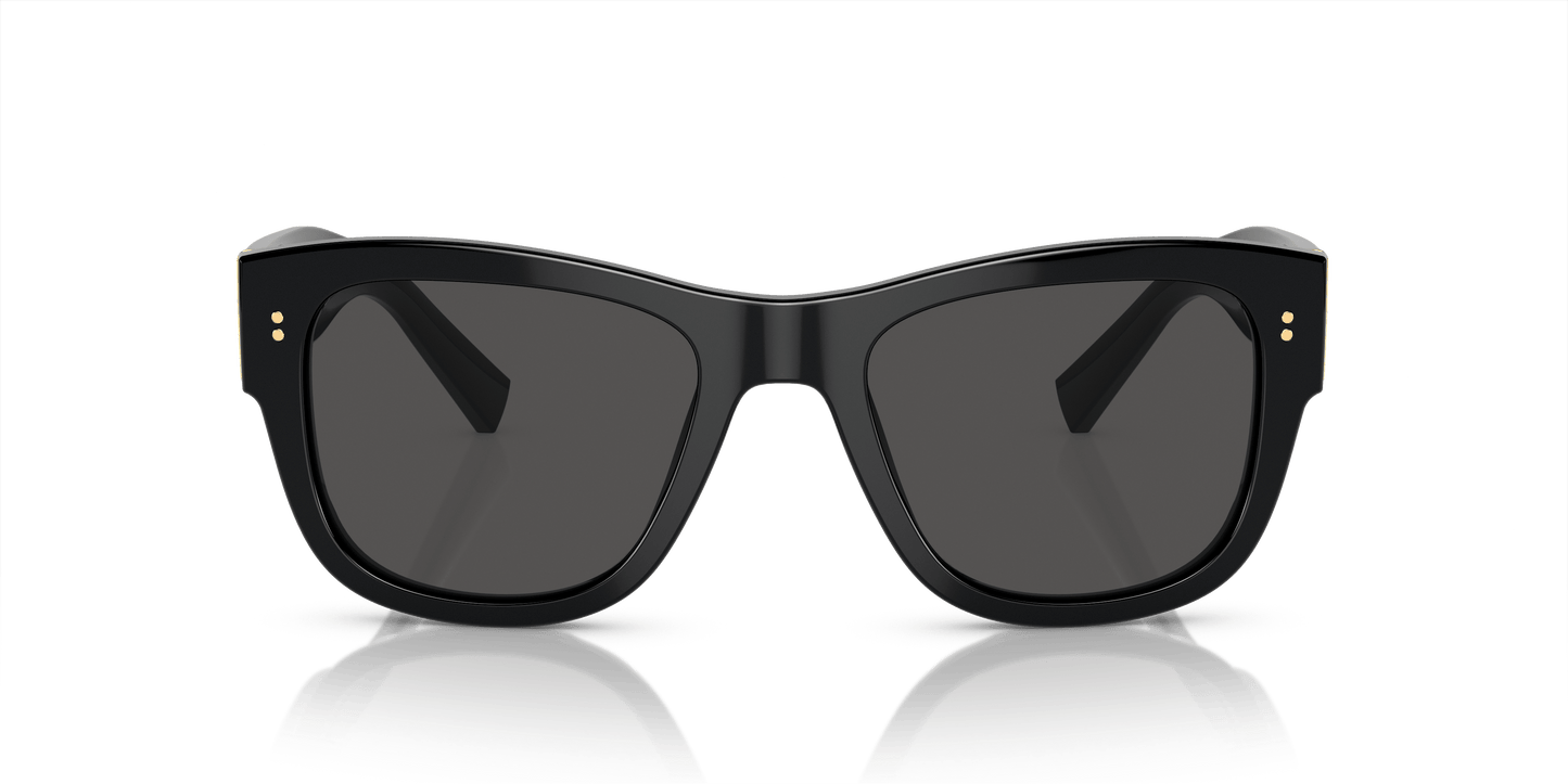 משקפי שמש דולצ'ה וגבאנה שחור-אפור כהה | Dolce&Gabbana DG4338 Black-Dark Grey