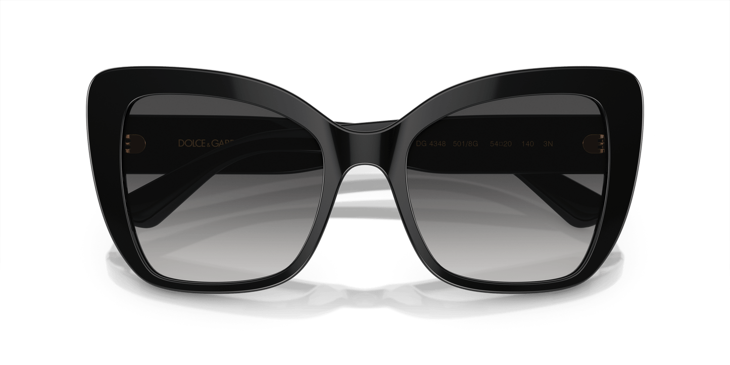 משקפי שמש דולצ'ה וגבאנה שחור-אפור | Dolce&Gabbana DG4348 Black-Grey