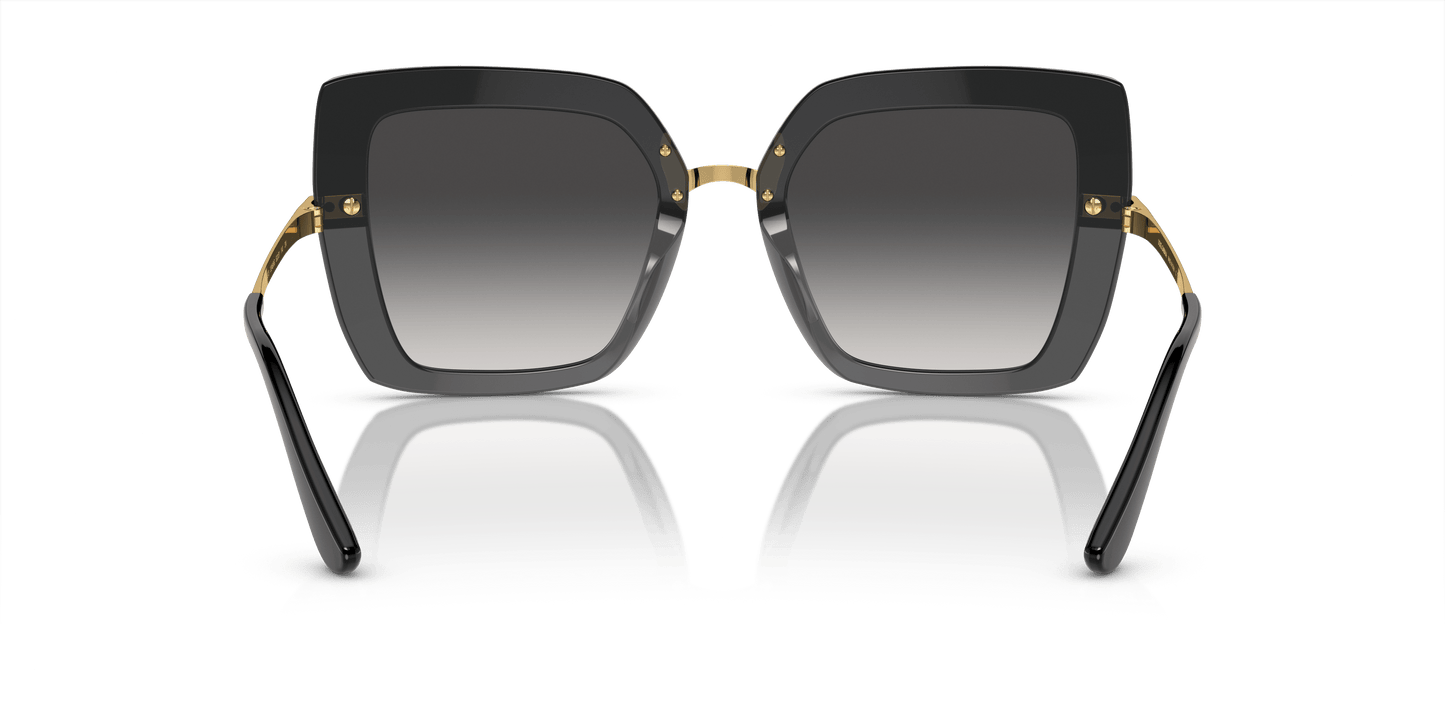 Dolce & Gabbana Sunglasses Black On Transparent Black – Light Grey Gradient Black | Dolce&Gabbana DG4373 Black On Transparent Black-Light Grey Gradient Black