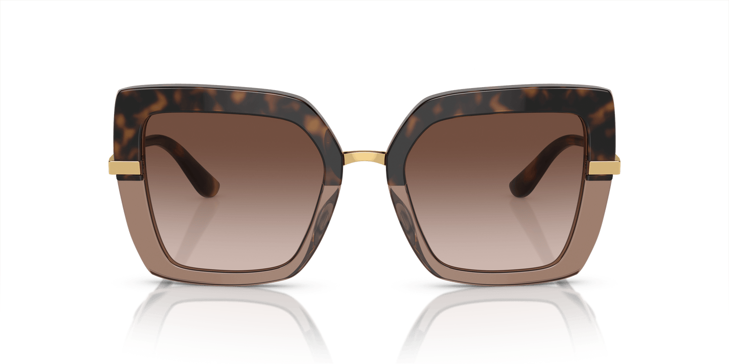 Dolce & Gabbana Sunglasses Havana On Transparent Brown-Brown Gradient Dark Brown | Dolce&Gabbana DG4373 Havana On Transparent Brown-Brown Gradient Dark Brown