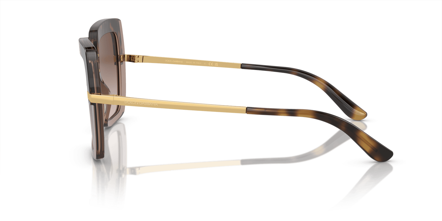 Dolce & Gabbana Sunglasses Havana On Transparent Brown-Brown Gradient Dark Brown | Dolce&Gabbana DG4373 Havana On Transparent Brown-Brown Gradient Dark Brown