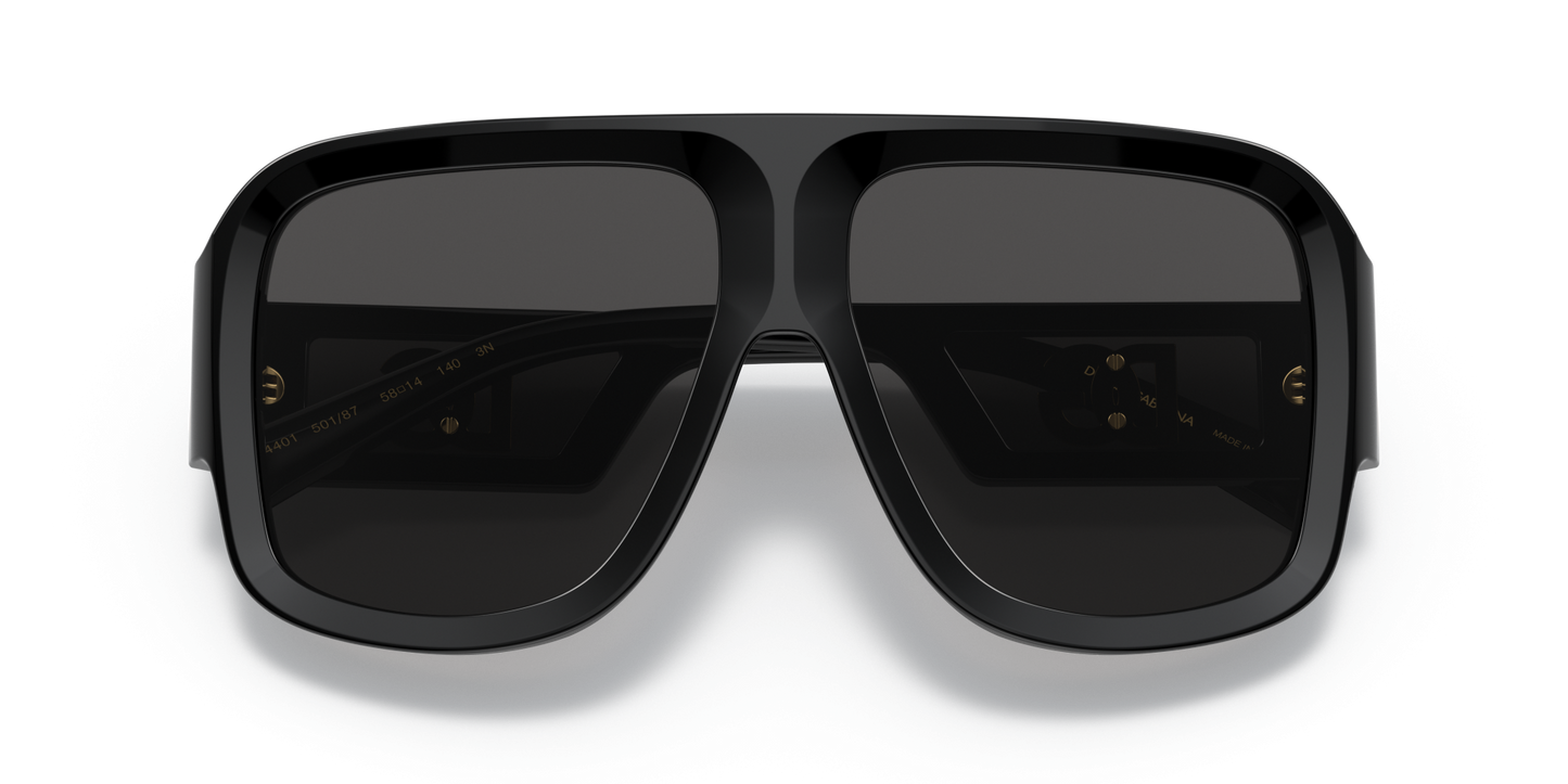 Dolce & Gabbana Sunglasses Black-Dark Grey | Dolce&Gabbana DG4401 Black-Dark Grey