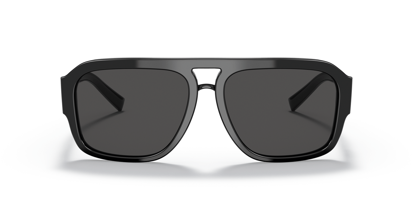 משקפי שמש דולצ'ה וגבאנה שחור-אפור כהה | Dolce&Gabbana DG4403 Black-Dark Grey