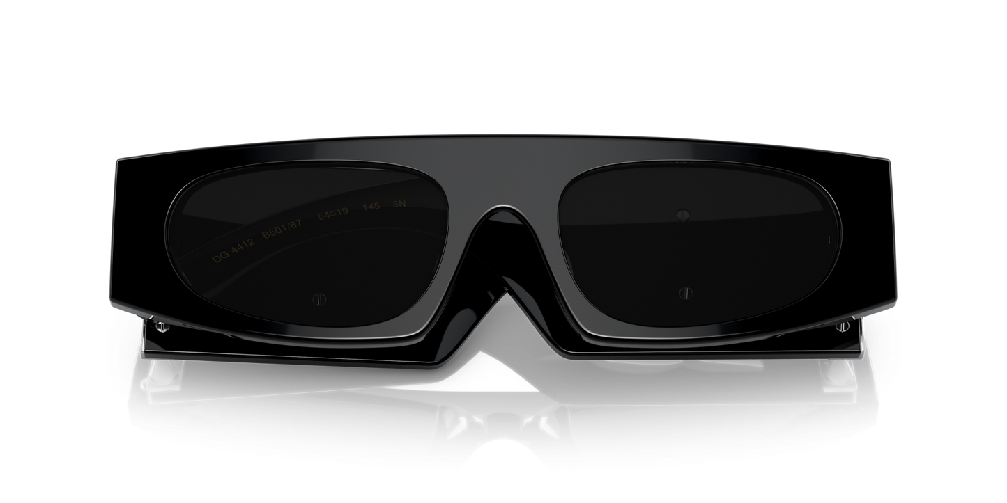 Dolce & Gabbana Sunglasses Black-Dark Grey | Dolce&Gabbana DG4412 Black-Dark Grey