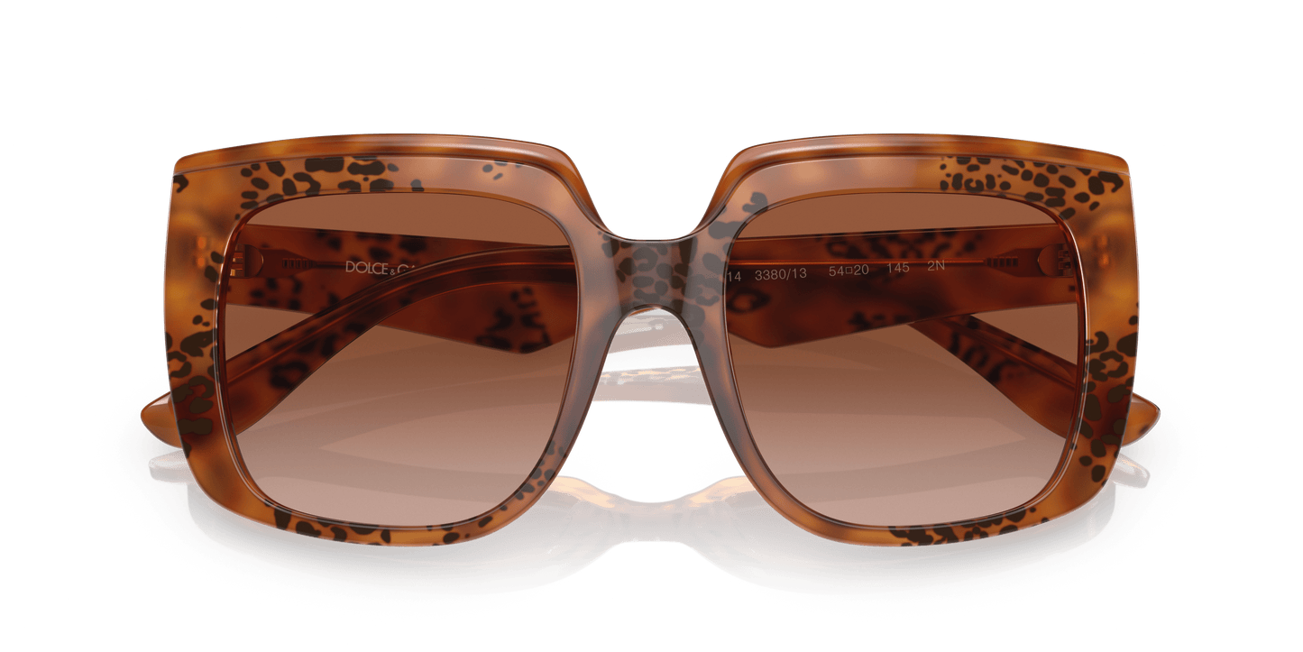 משקפי שמש דולצ'ה וגבאנה בצבע חום-הוואנה | Dolce&Gabbana DG4414 Havana-Brown Gradient