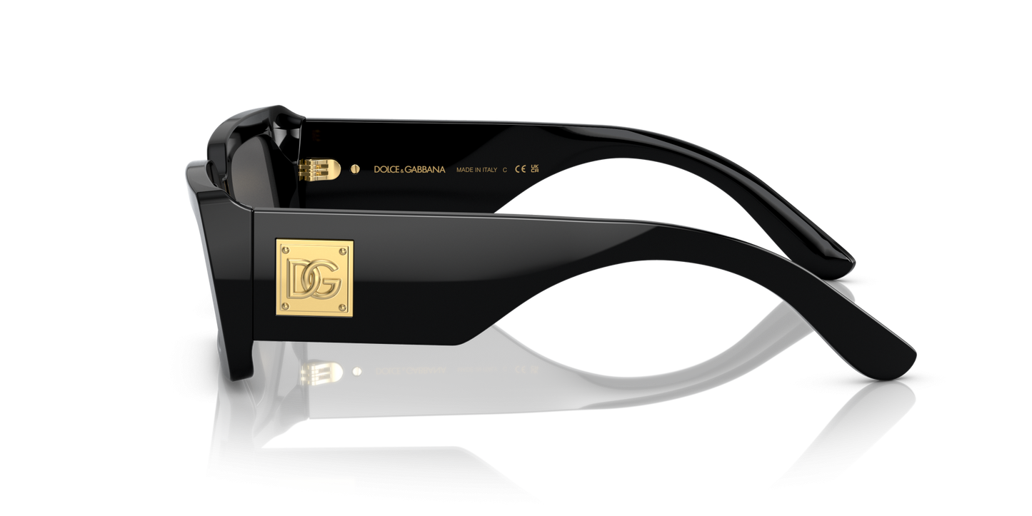 משקפי שמש דולצ'ה וגבאנה שחור-אפור כהה | Dolce&Gabbana DG4416 Black-Dark Grey