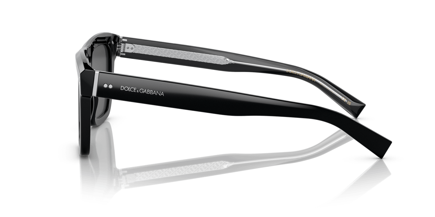 משקפי שמש דולצ'ה וגבאנה שחור-אפור כהה | Dolce&Gabbana DG4420 Black-Dark Grey