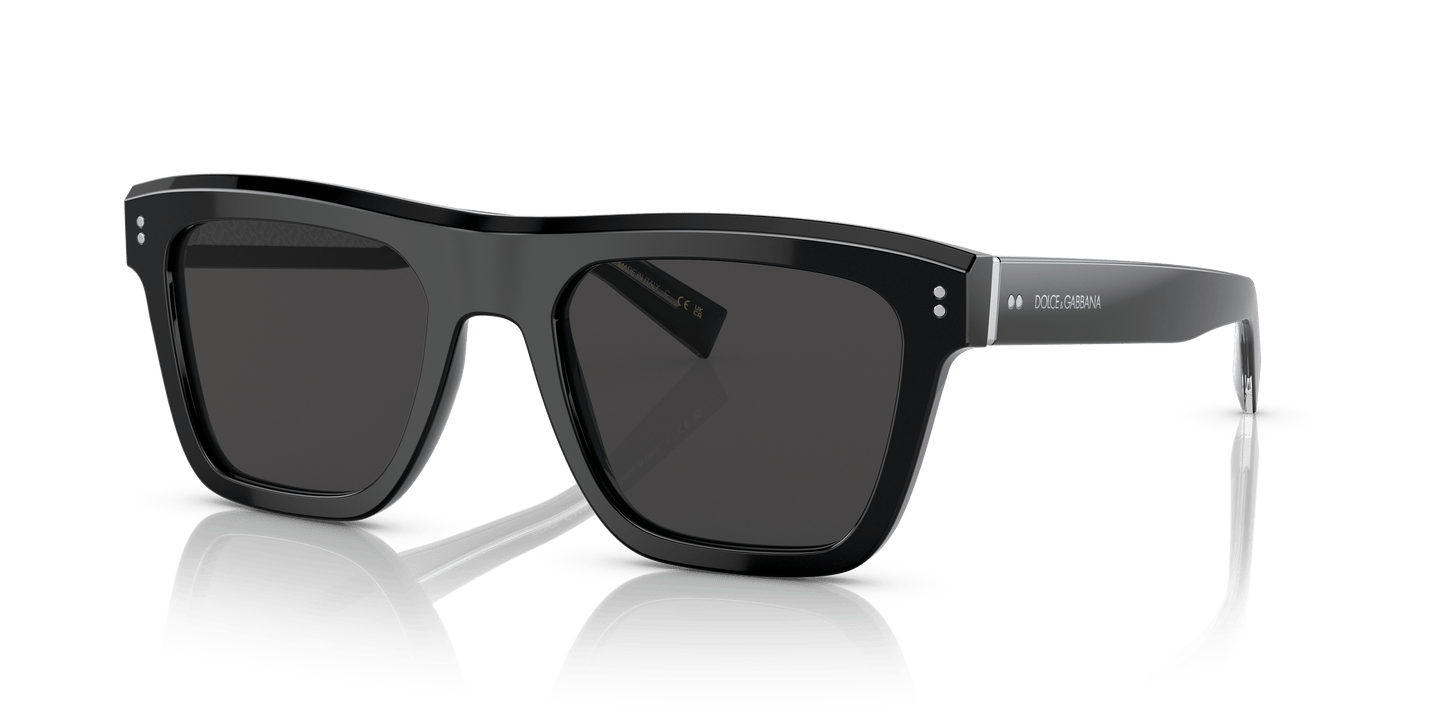 משקפי שמש דולצ'ה וגבאנה שחור-אפור כהה | Dolce&Gabbana DG4420 Black-Dark Grey
