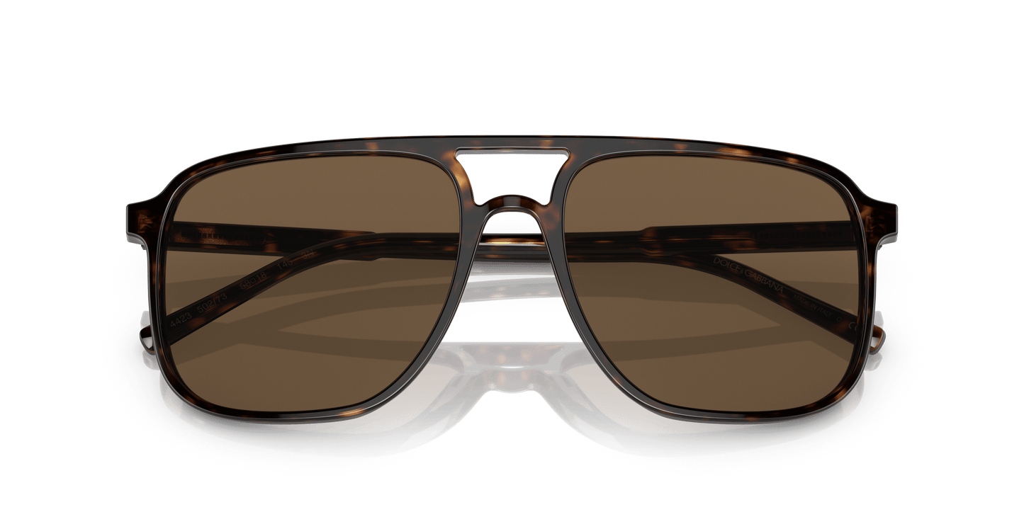 משקפי שמש דולצ'ה וגבאנה הוואנה-חום כהה | Dolce&Gabbana DG4423 Havana-Dark Brown