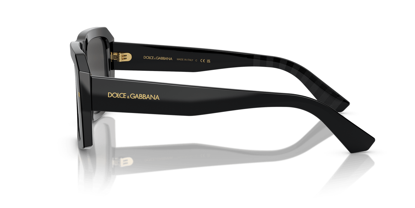 משקפי שמש דולצ'ה וגבאנה שחור-אפור כהה | Dolce&Gabbana DG4430 Black-Dark Grey