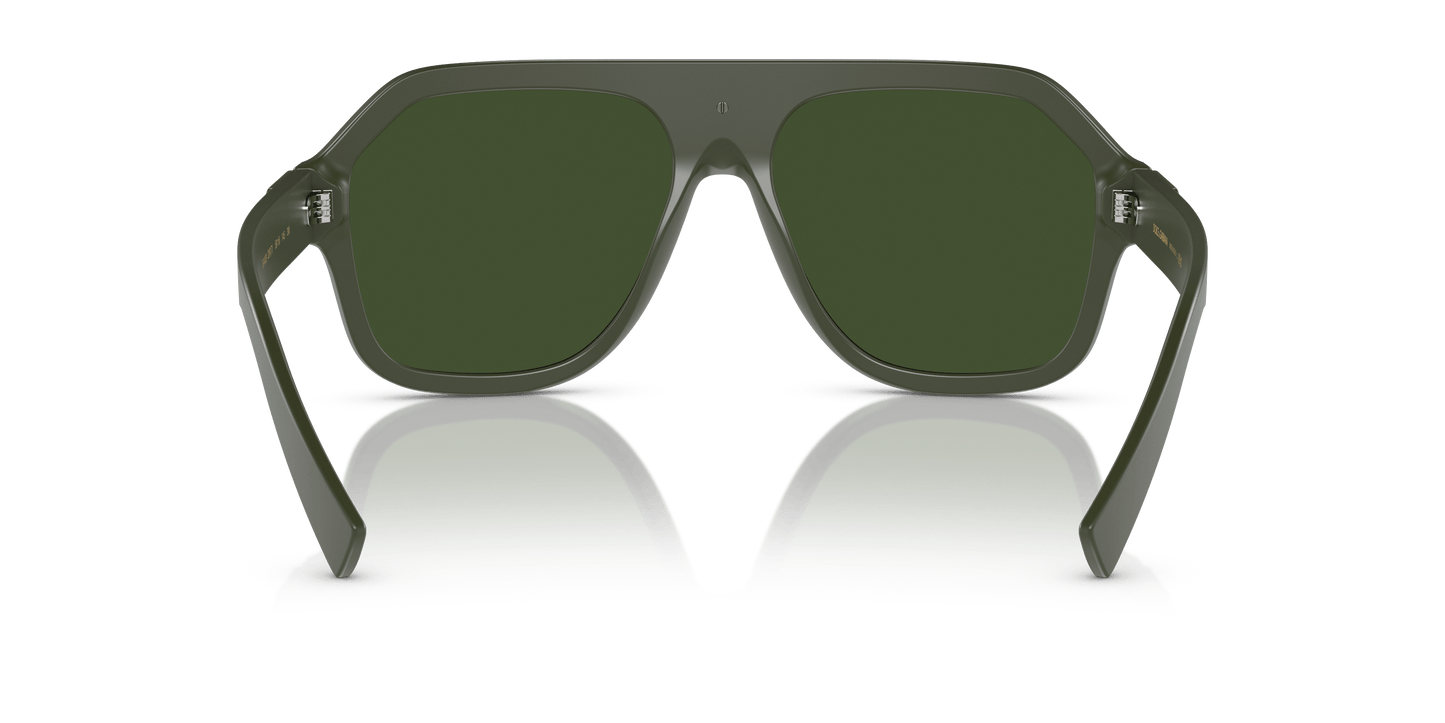 Dolce & Gabbana DG4433 Matte Dark Green-Dark Green Sunglasses
