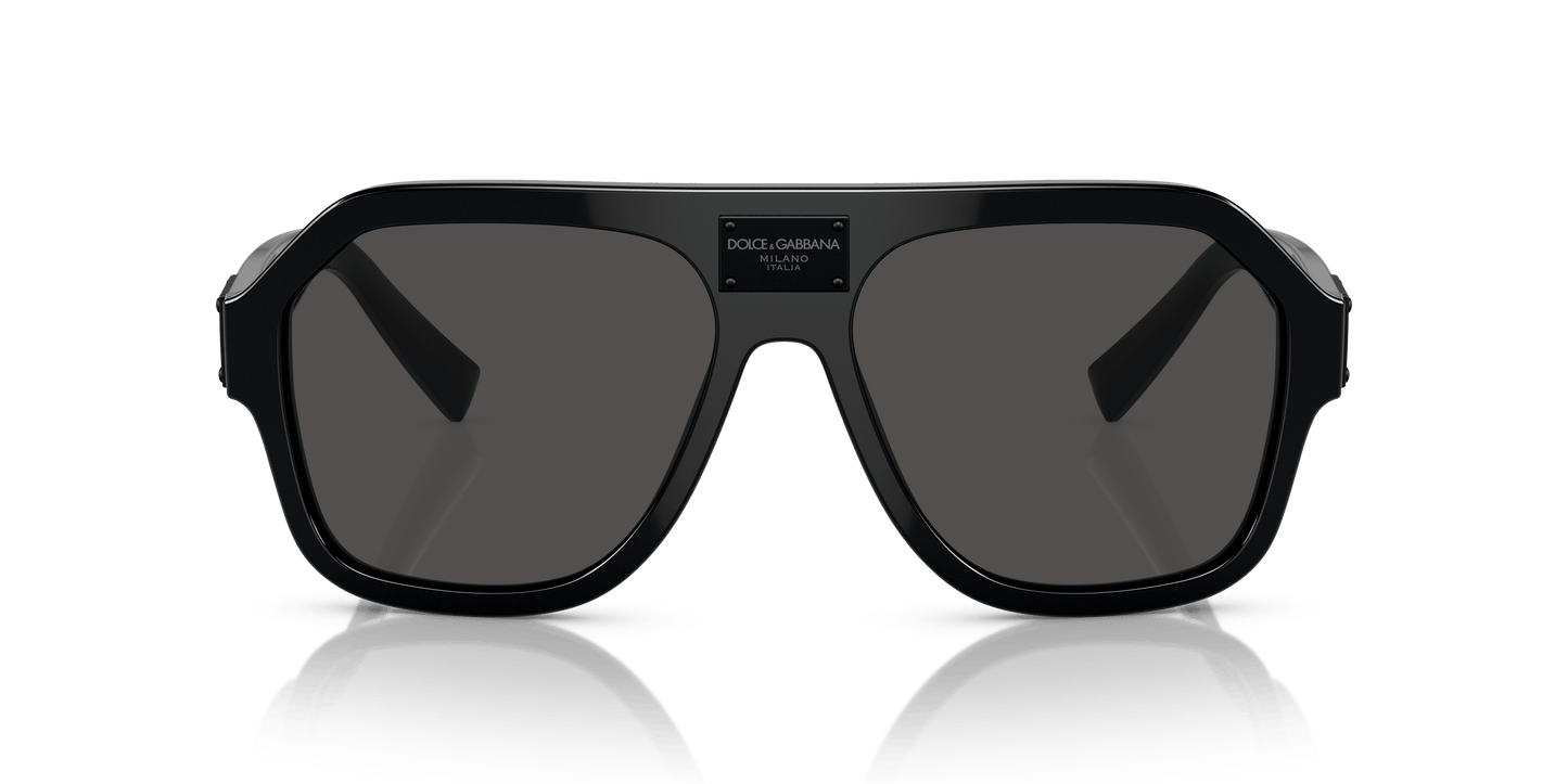 Dolce & Gabbana Sunglasses Black-Dark Grey | Dolce&Gabbana DG4433 Black-Dark Grey