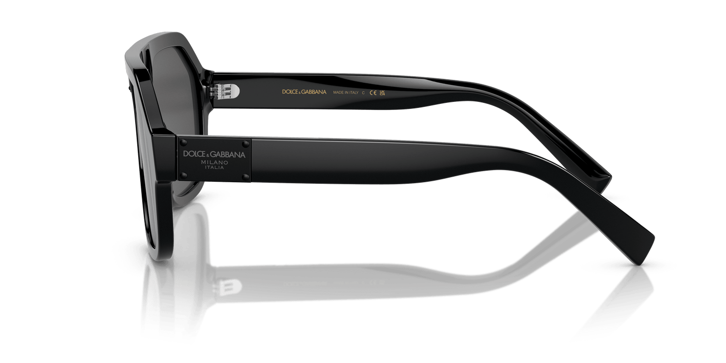 Dolce & Gabbana Sunglasses Black-Dark Grey | Dolce&Gabbana DG4433 Black-Dark Grey