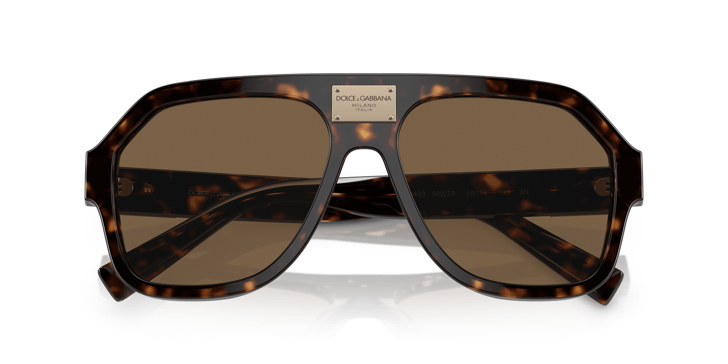 Dolce & Gabbana Sunglasses Havana-Dark Brown | Dolce&Gabbana DG4433 Havana-Dark Brown