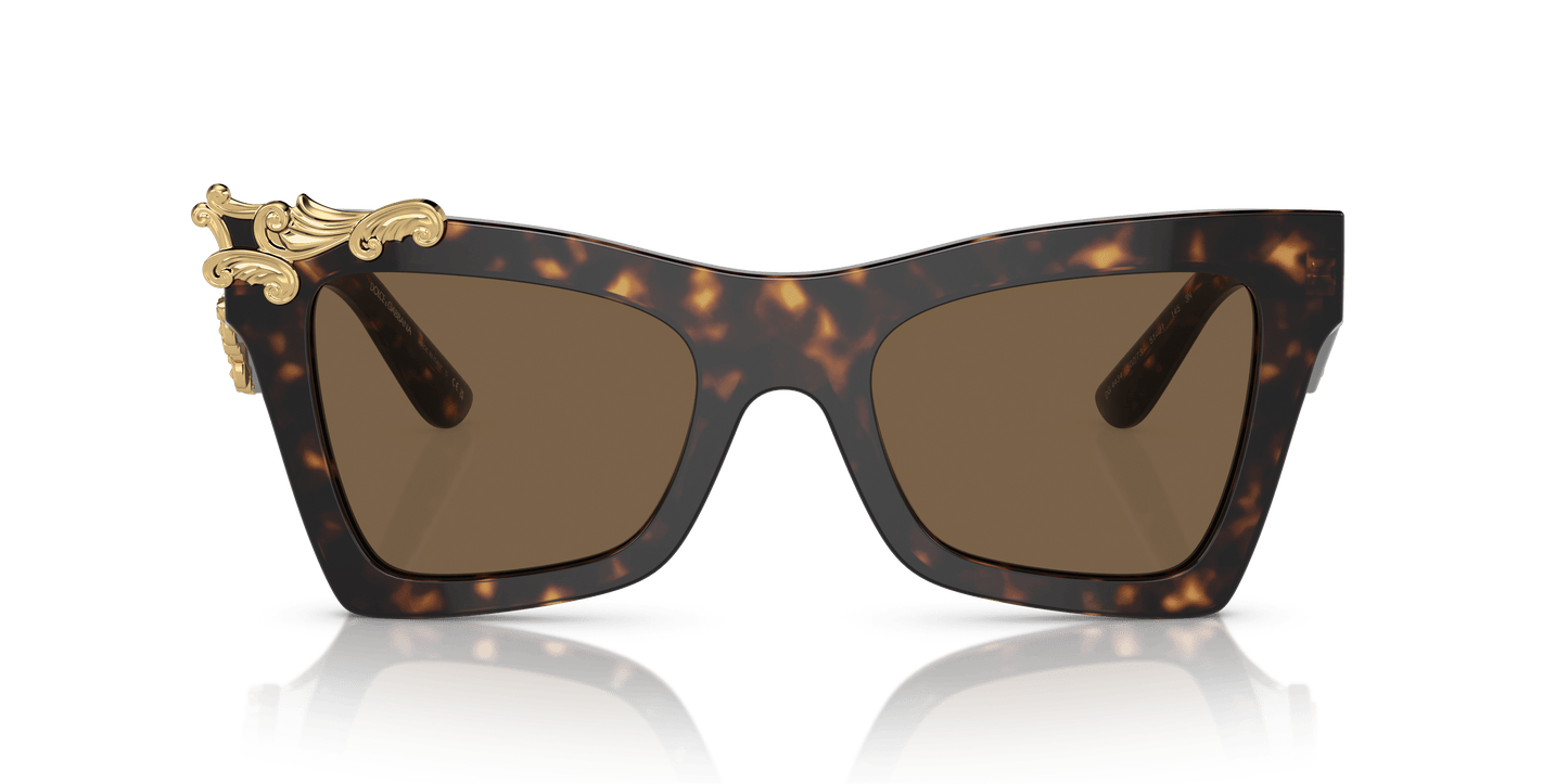 משקפי שמש דולצ'ה וגבאנה הוואנה-חום כהה | Dolce&Gabbana DG4434 Havana-Dark Brown