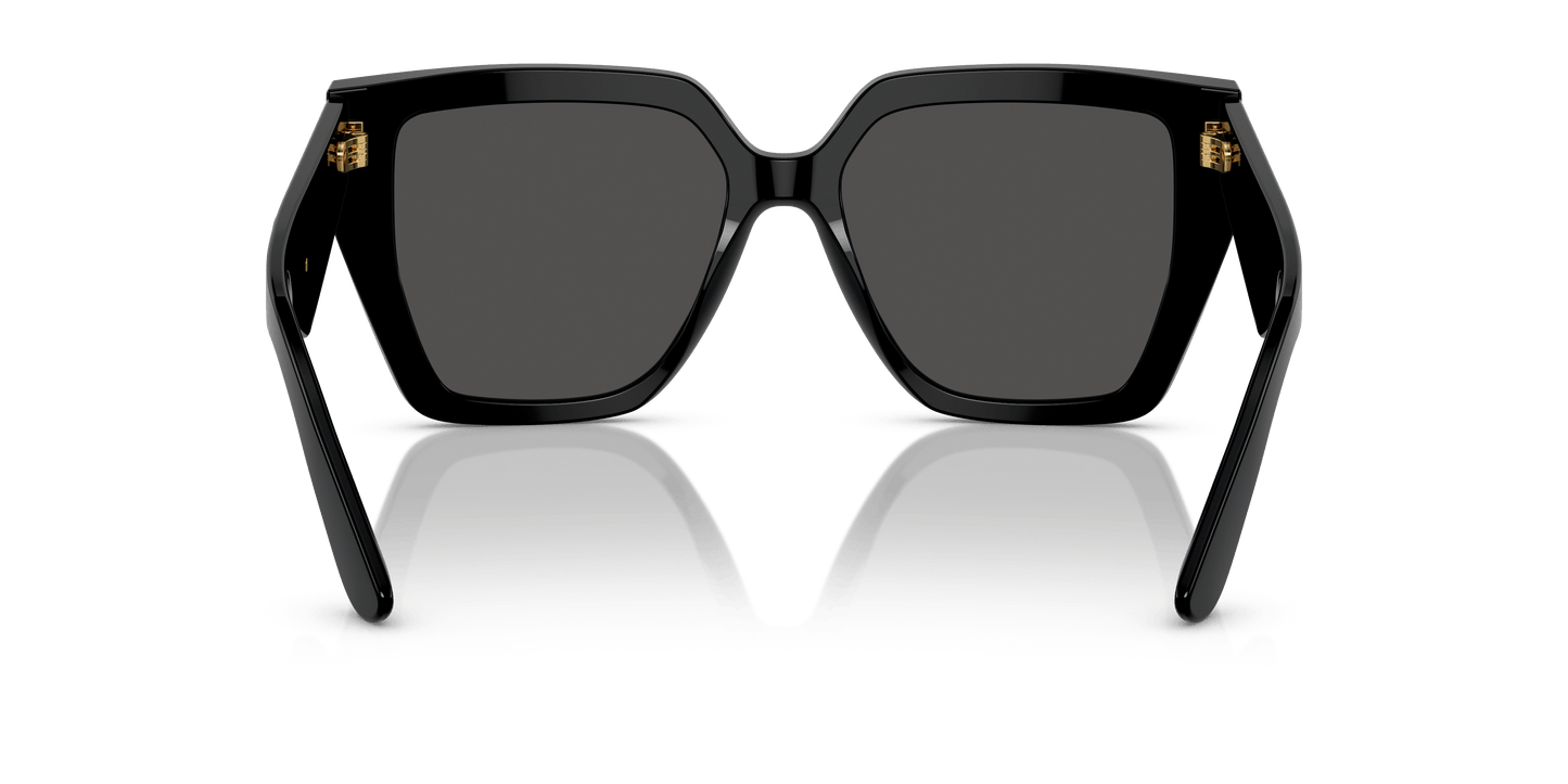 משקפי שמש דולצ'ה וגבאנה שחור-אפור כהה | Dolce&Gabbana DG4438 Black-Dark Grey