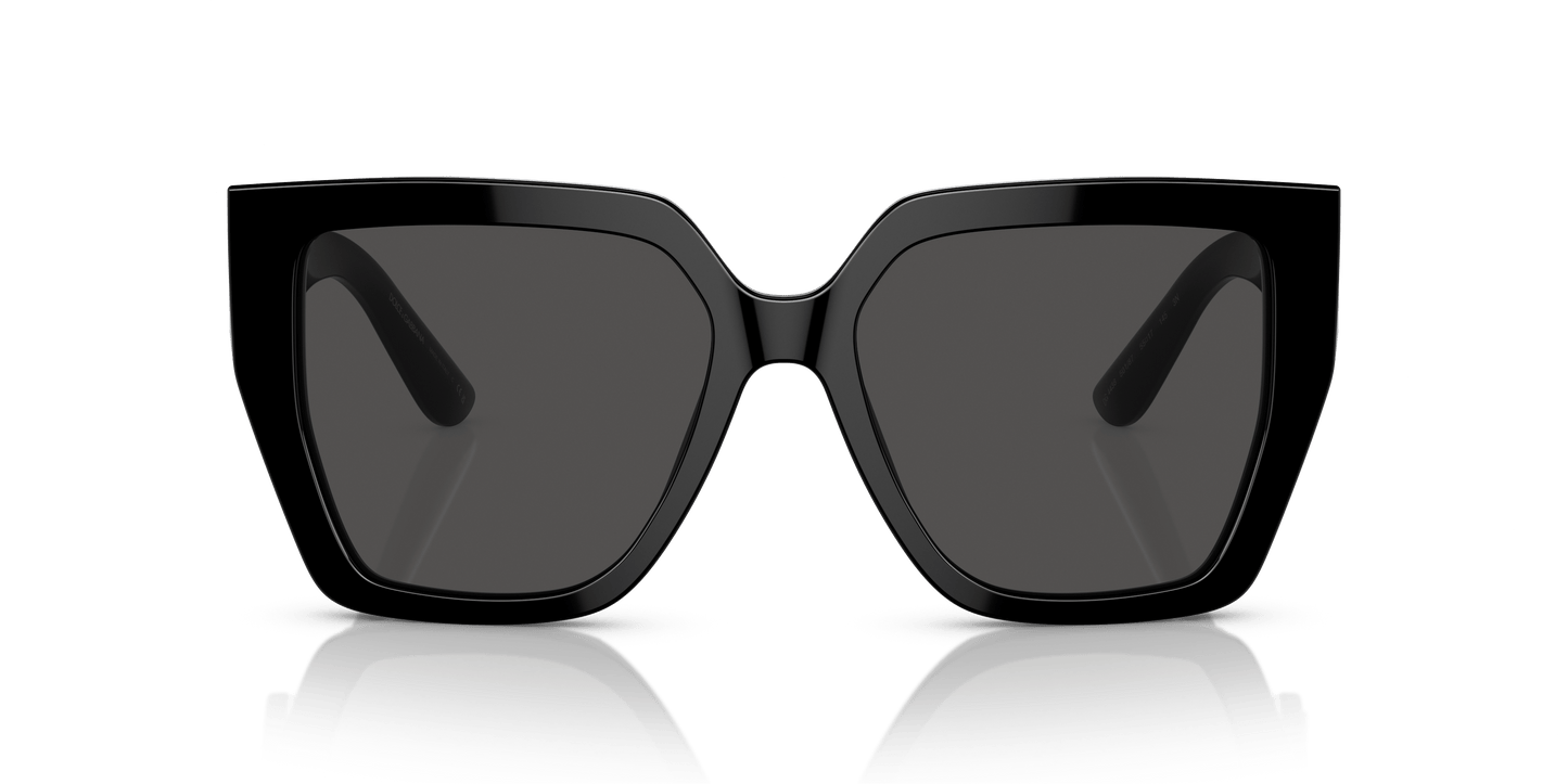 משקפי שמש דולצ'ה וגבאנה שחור-אפור כהה | Dolce&Gabbana DG4438 Black-Dark Grey