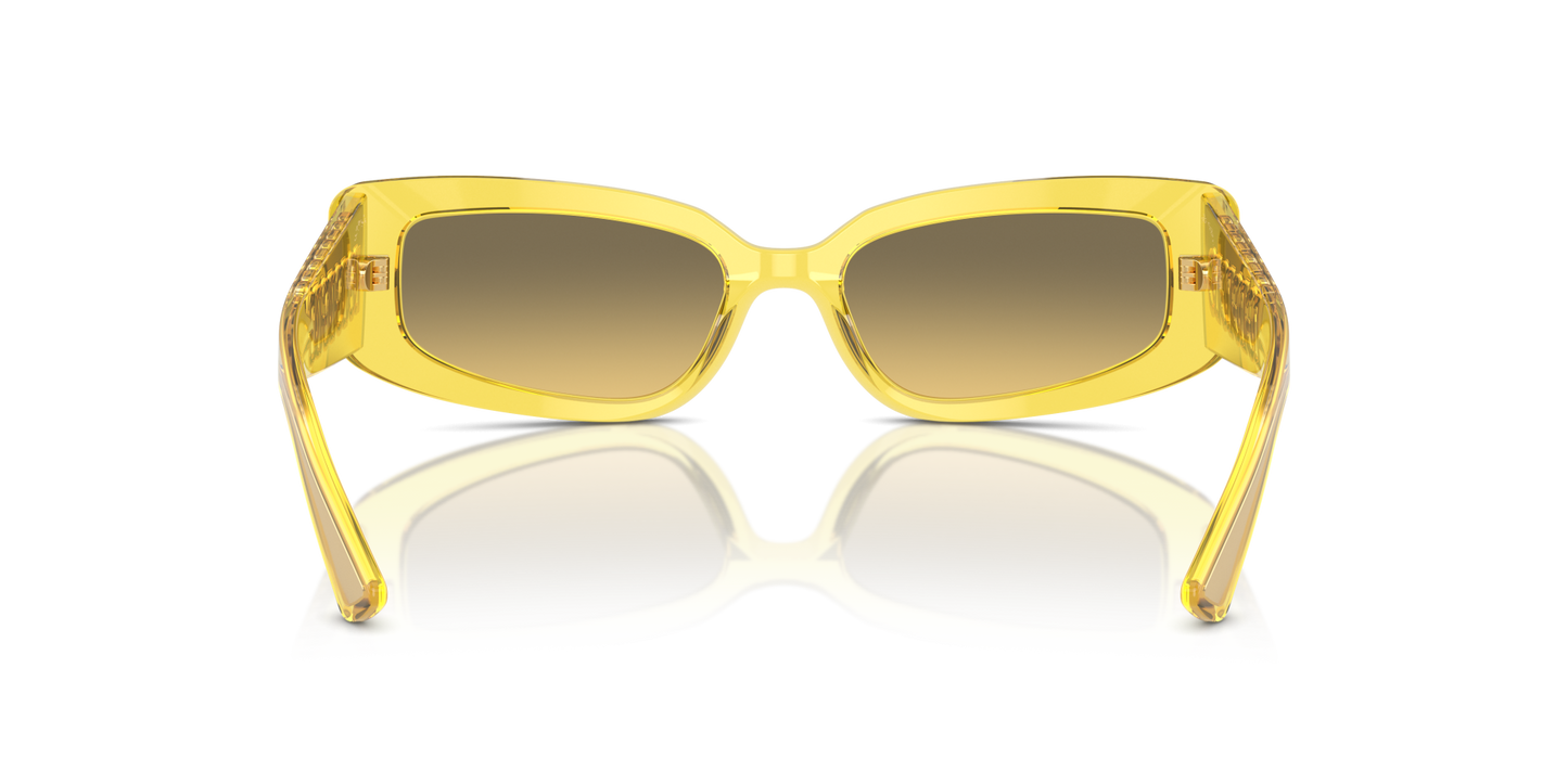 Dolce & Gabbana Sunglasses Transparent Yellow-Yellow Gradient Grey | Dolce&Gabbana DG4445 Transparent Yellow-Yellow Gradient Grey