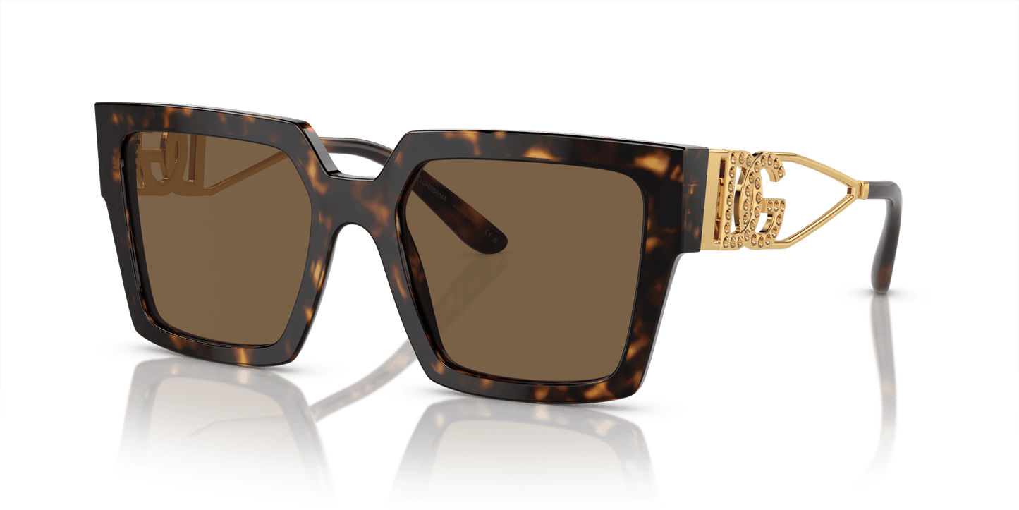 Dolce & Gabbana Sunglasses Havana-Dark Brown | Dolce&Gabbana DG4446B Havana-Dark Brown