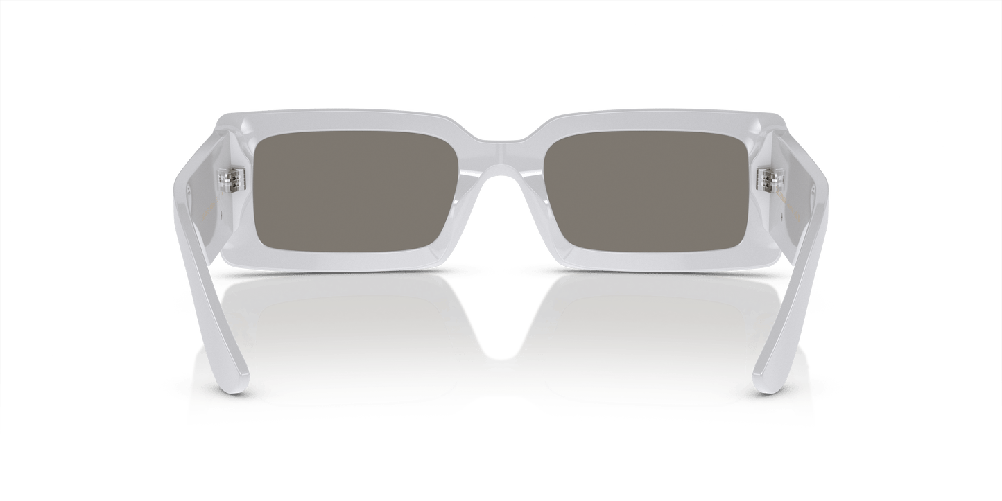 Dolce & Gabbana DG4447B Light Grey-Light Grey Mirror Silver Sunglasses