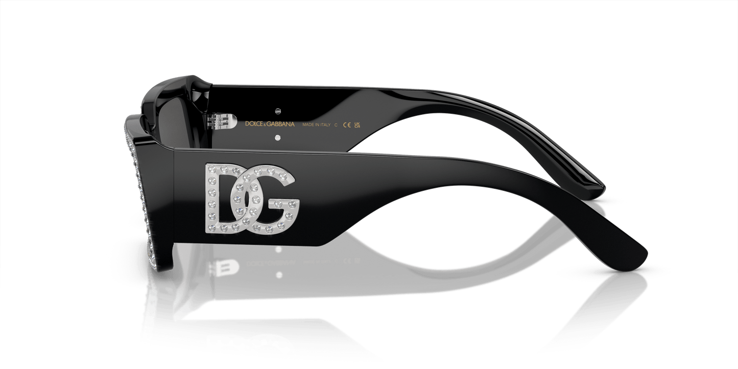 Dolce & Gabbana Sunglasses Black-Dark Grey | Dolce&Gabbana DG4447B Black-Dark Grey