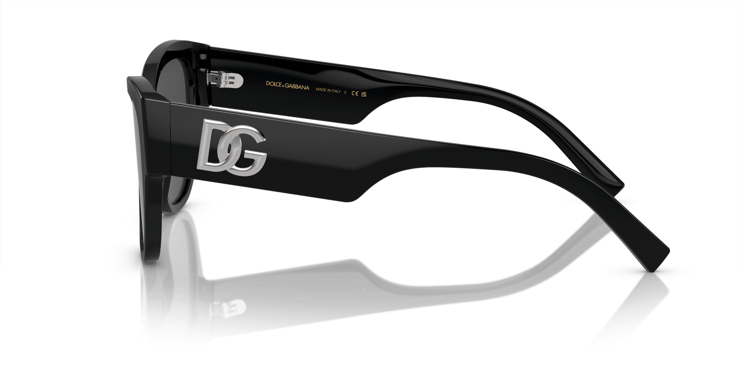 משקפי שמש דולצ'ה וגבאנה שחור-אפור כהה | Dolce&Gabbana DG4449 Black-Dark Grey