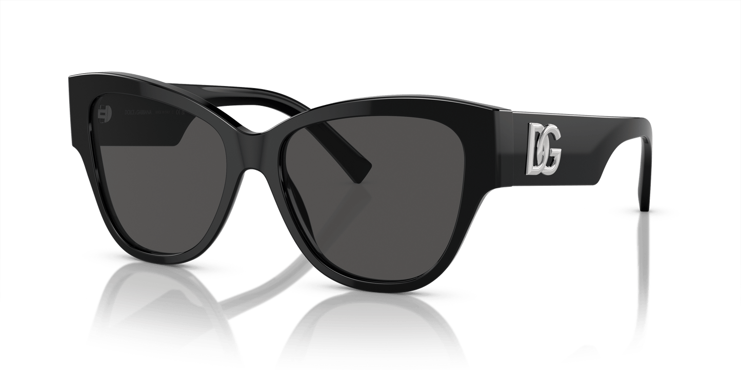 משקפי שמש דולצ'ה וגבאנה שחור-אפור כהה | Dolce&Gabbana DG4449 Black-Dark Grey