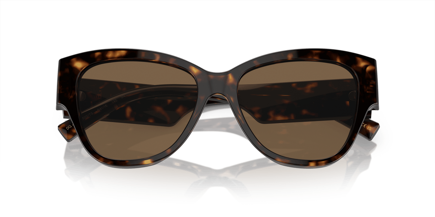 משקפי שמש דולצ'ה וגבאנה הוואנה-חום כהה | Dolce&Gabbana DG4449 Havana-Dark Brown