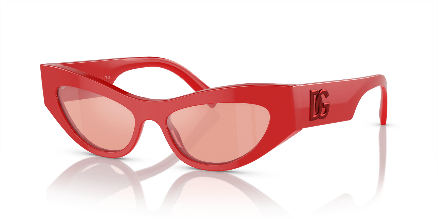 Dolce & Gabbana DG4450 Red-Pink Mirror Pink Sunglasses